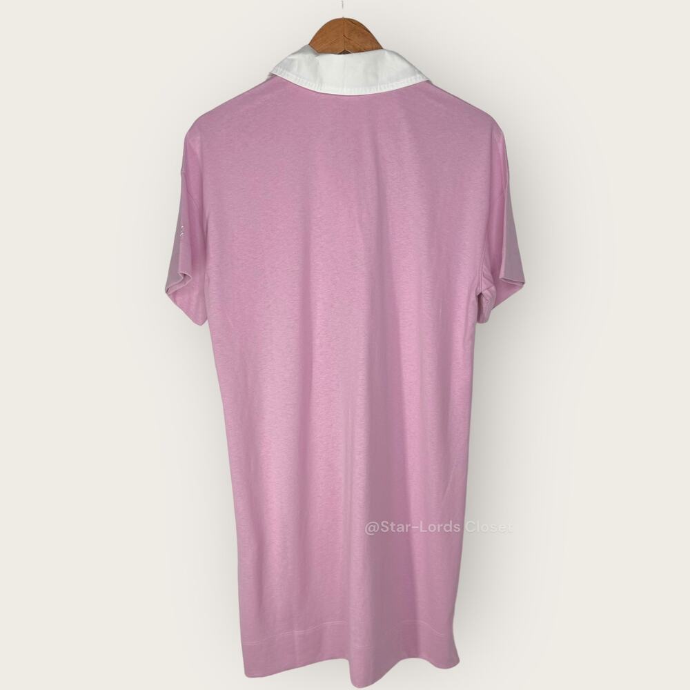 Everlane Organic Cotton Polo Dress | Small Mauve Short Sleeve Sustainable Preppy - Picture 7 of 9